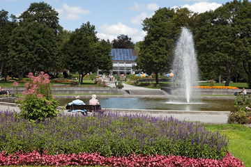 Bad  Duerrheim Kurpark Brunnen
