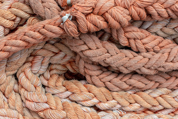 A photo of a ship's rope for use as a background