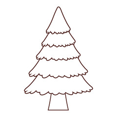 Fototapeta premium Tree pine cartoon