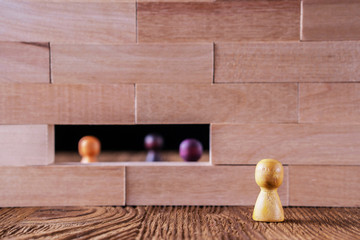 The concept of misunderstanding, a barrier in relations, denial of society.