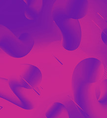 Modern wavy shape background with trendy design. Colorful abstract background. Creative design element.