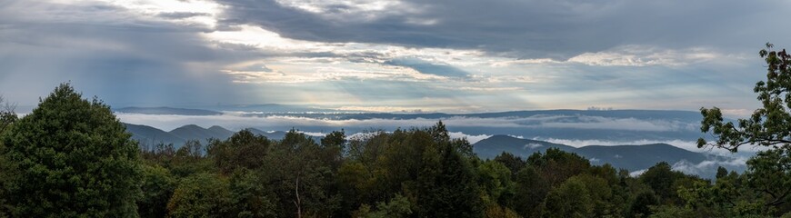 panorama of mountains