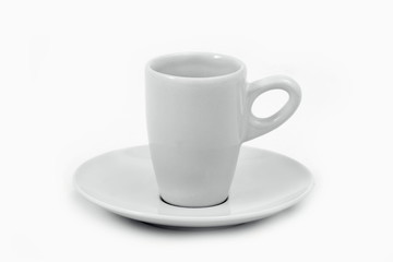 cup on white background