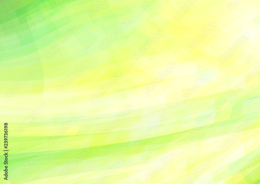 Poster yellow and green background. vector graphic pattern