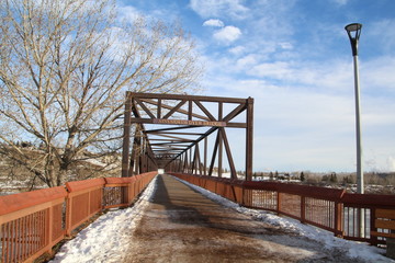 Ainsworth Dyer Bridge, Gold Bar Park, Edmonton, Alberta