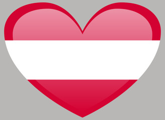 Austria flag, official colors and proportion correctly. National Austria flag.
