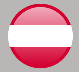 Austria flag, official colors and proportion correctly. National Austria flag.