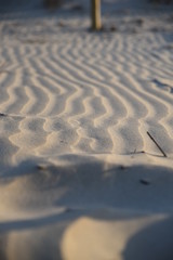 kleine sanddünen vom wind geformt small sandwaves dunes formed from the wind