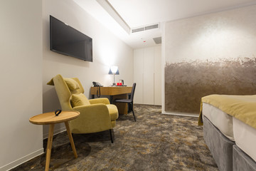 Hotel room interior