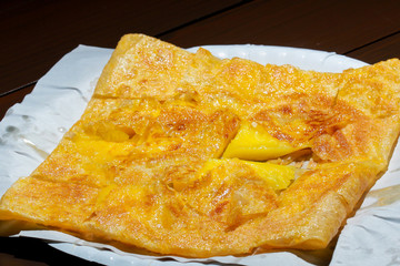 Roti with pineapple