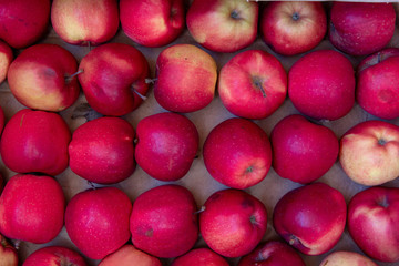 background of apples