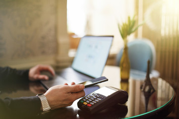 Mobile payments shopping and banking payment,