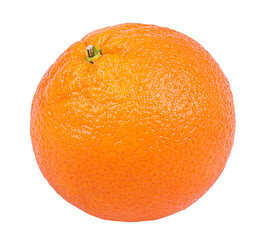 Juicy orange isolated on white background with clipping path