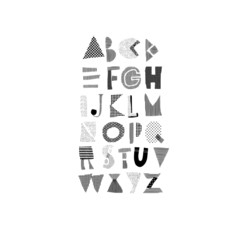 Decorative hand drawn alphabet. Handwritten vector brush font. Modern calligraphy ABC. Uppercase. Wedding calligraphy, greeting card, logo, phrases, invitation, slogan, windows decor