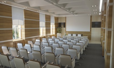 
conference room, meeting room, interior visualization, 3D illustration