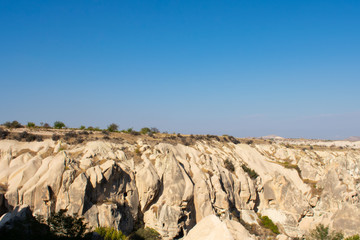 Rock formations in Goreme Open Air Museum, Cappadocia Turkey 