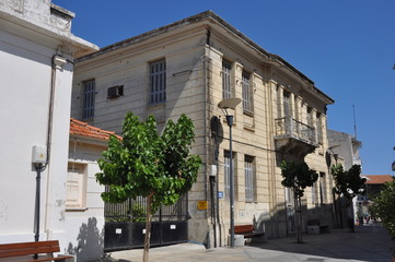 The beautiful plaza Limassol Castle in Cyprus