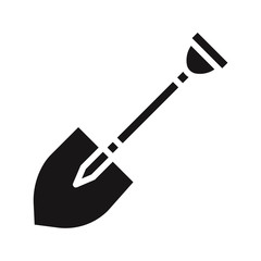 Shovel icon vector