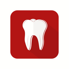 Dent icon. Tooth logotype. Dental office logo. Vector illustration