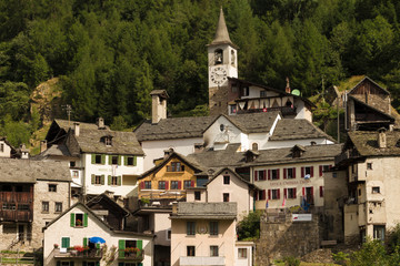 Fototapeta na wymiar Valle Maggia (Canton Ticino, Svizzera)