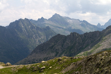 Fototapeta na wymiar Laghi del Narèt, Valle Maggia (Canton Ticino, Svizzera)