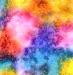 Abstract art background. Oil painting style on canvas. Warm colorful texture. Soft paint brushstrokes. Modern art. Contemporary artistic print. Template for design products decoration. Creative decor.