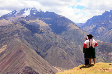 Fototapeta na wymiar Landscape in Peru, wildlife in Latin america