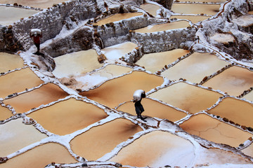 Saline of Cusco in Peru 4000 salt baths