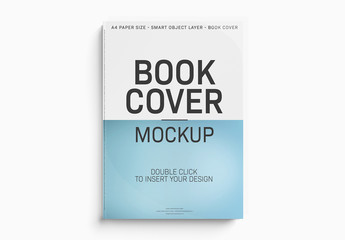 Isolated Book Cover Mockup