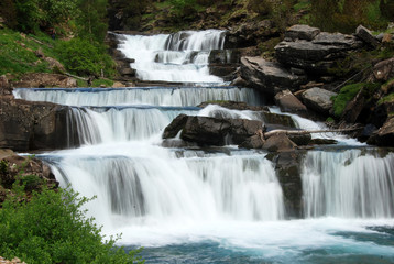 waterfall in spain