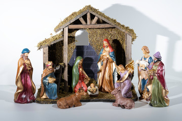 Christmas nativity scene