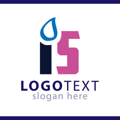 is initial letter logo vector template