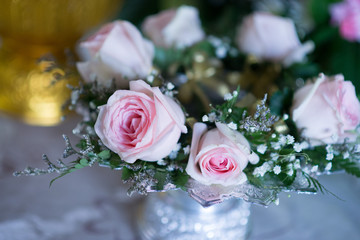 Rose of the bride and groom For the chest Beautiful church For wedding ceremony - Images