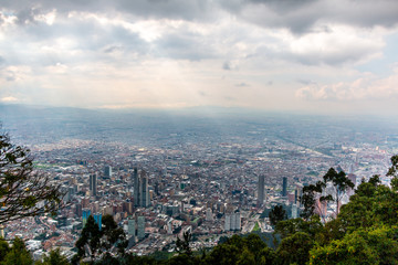 Vista panorámica Bogotá Colombia