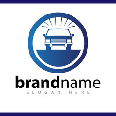 car transportation logo icon vector template