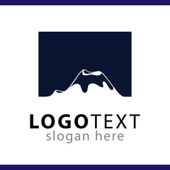 mountain logo vector template