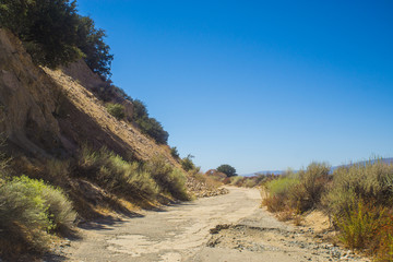 Rugged Trail in California Mountains