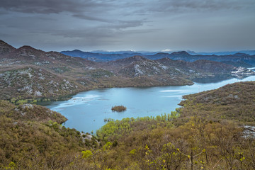 Landscape of the Skadar Lake National Park