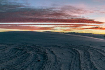 Sunrise on the Dunes at White Sands National Monument