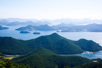 Hallyeosudo Marine National Park in Geoje-si, South Korea.
