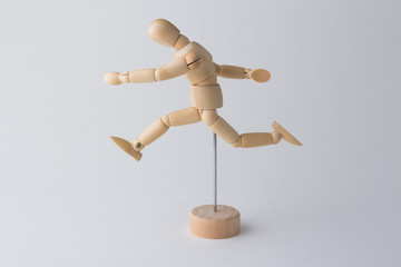 Wooden dummy running