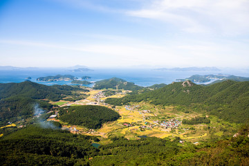 Hallyeosudo Marine National Park in Geoje-si, South Korea.