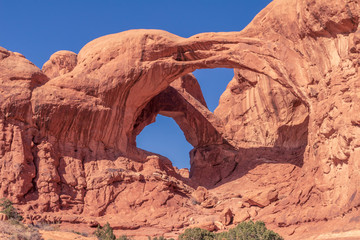 double arch in arches national park utah