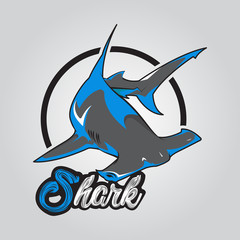 vector shark logo