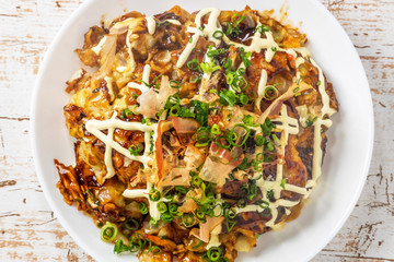 あつあつお好み焼き Japanese Traditional Pizza Okonomiyaki