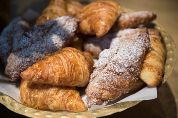 Image of very delicious and tasty local cuisine seen being sold at a restaurant in Spain. The food seems to be very delicious and looks very fresh.
