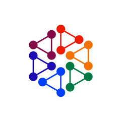 Obraz premium Technology Logo Vectors