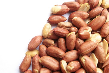 Obraz premium ピーナッツ - Peanuts isolated on white background