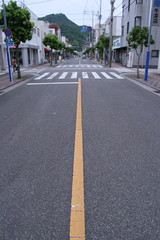 漁師町の道路