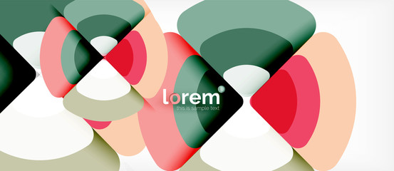 Obraz premium Circle abstract background